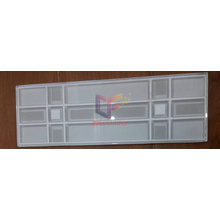 Modern Style White Crystal Glass Brick Tile